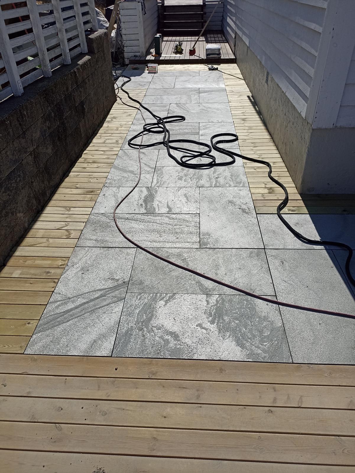 Terasă după lucrare