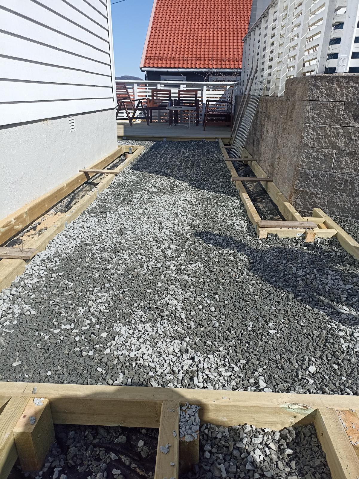 Terasă înainte de lucrare